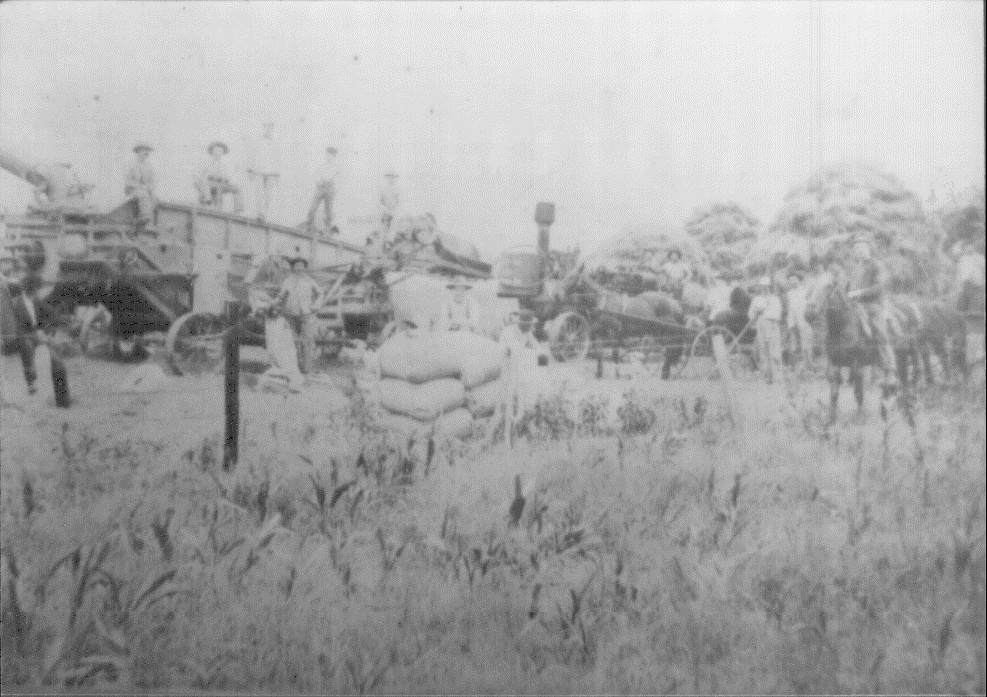 Early photo of the Block farm